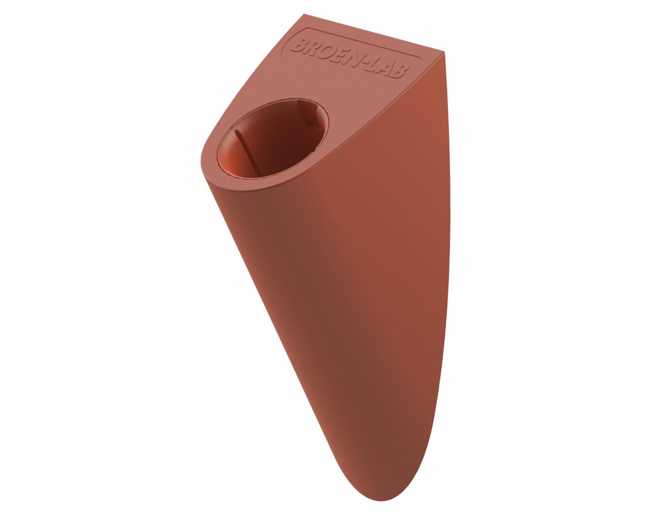Wandbeugel 30° tbv het doorvoeren van de slang en monteren van knijpdouches die op een paneel gemonteerd worden. 