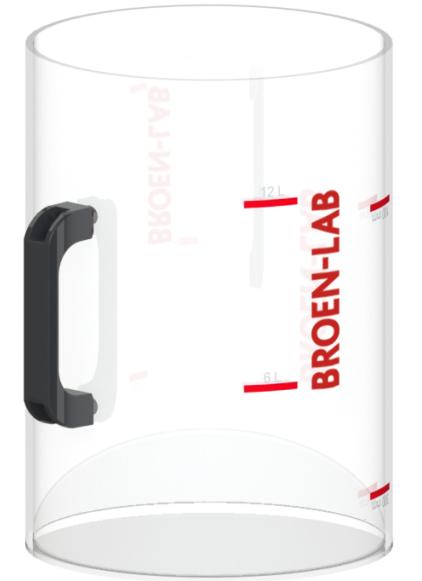 Broen testcylinder tbv oogdouche